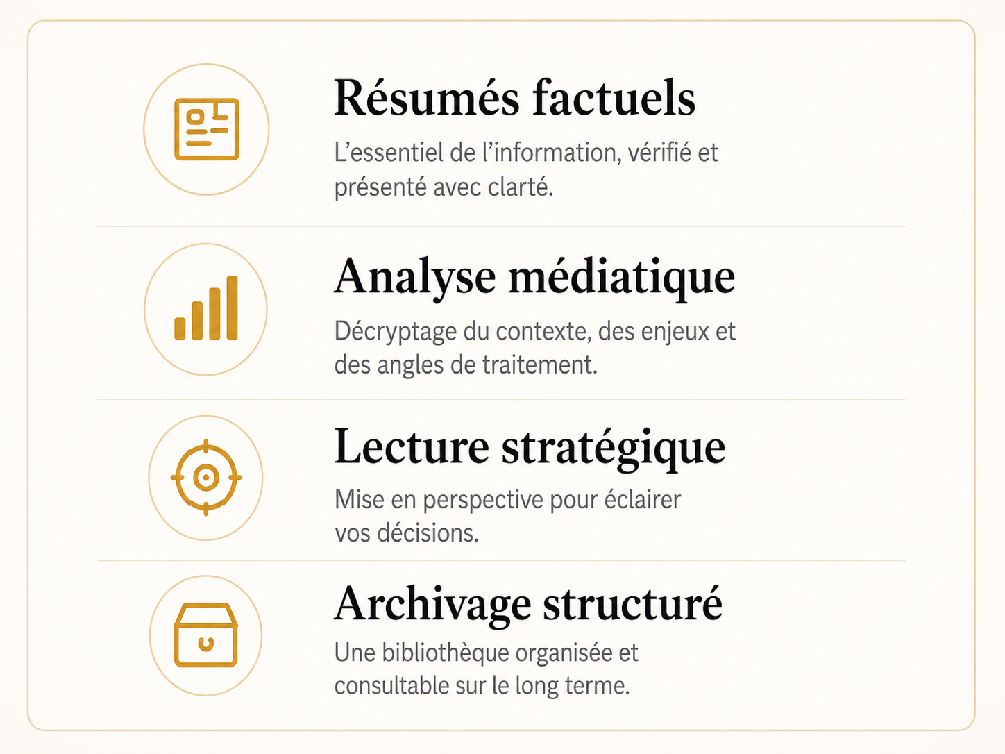 Bénéfices de la bibliothèque médias Ta Veille